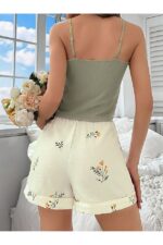 Women's Spaghetti Strap Shorts Summer Pajama Set - Image 3