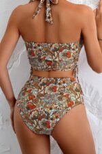 Women's Covered Lined High Waist Bikini Set - Image 3