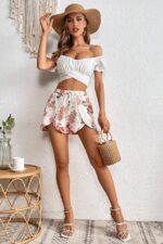 Floral Patterned Drawstring Swim Shorts - Image 2