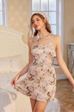Romantic Spring Breeze Spaghetti Strap Nightgown - Image 2