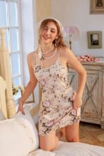 Romantic Spring Breeze Spaghetti Strap Nightgown - Image 3
