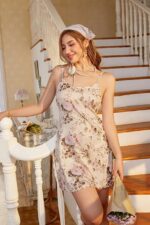 Romantic Spring Breeze Spaghetti Strap Nightgown - Image 5