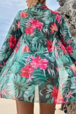 3 Piece High Waist Shirt and Bikini Set - Image 5