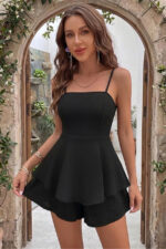 Black Backless Summer Jumpsuit Dress - Image 5