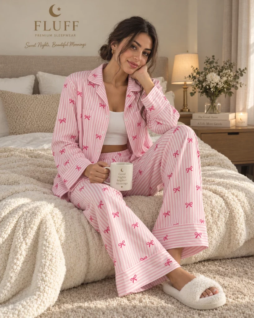 Pink Striped Pajama